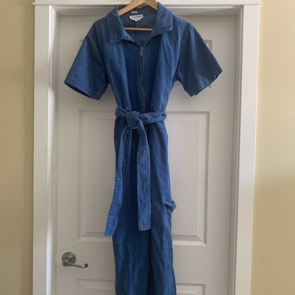 Native youth corduroy jumpsuit